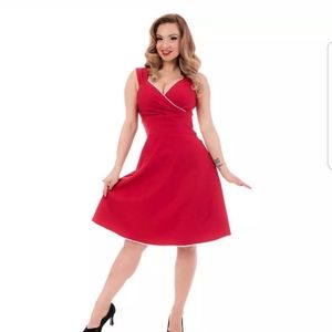 Rocksteady XL red swing dress